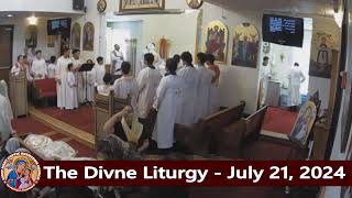 The Divine Liturgy  Fr Michael Ibrahim  July 21 2024 [upl. by Keary]