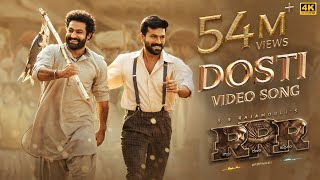 Dosti Full Video Song Telugu  RRR  NTR Ram Charan  MM Keeravaani  SS RajamouliKaala Bhairava [upl. by Hinkel194]