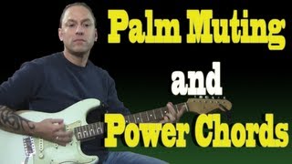 Guitar Lesson  Learn to Develop Killer Palm Muting Skills with the 3 Minute Exercise [upl. by Delmor985]