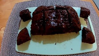 Air Fryer Chocolate Brownie Loaf  Pinch of Nom [upl. by Erehs]