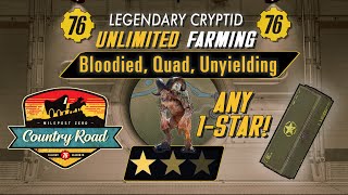 Unique Legendary Sheepsquatch Is An Unlimited 1 Star Legendary Farm  Fallout 76 [upl. by Nrojb]