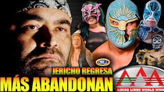 Luchadores ABANDONA a AAA Jericho regresa CMLL Vikingo ya fue operado Dulce Tormenta AEW y más [upl. by Chenay]