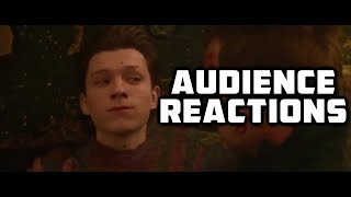 Avengers Infinity War Full Scene quotThanos Snapsquot SPOILERS  Audience Reactions  April 26 2018 [upl. by Aneerhs]