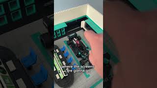 Building a Lego Mercedes F1 Garage lego f1 [upl. by Ardaed]