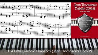 A Little Slavonic Rhapsody John Thompson’s Book 2 [upl. by Jimmie]