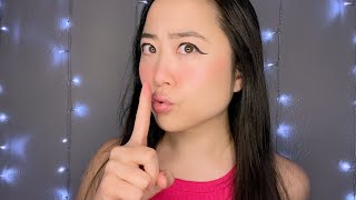 ASMR Juicy Inaudible Whispering Gossip Mouth Sounds [upl. by Sivatnod]