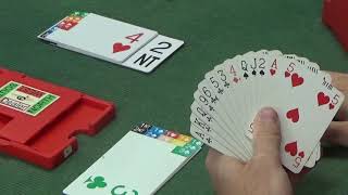 35 Full Bridge game  bidding amp card play explained  5 Hearts [upl. by Xad]