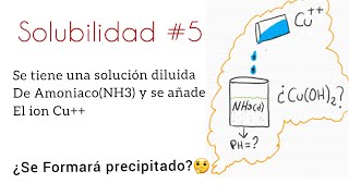 Ejercicio de solubilidad  Formación de precipitado 5 [upl. by Raman]