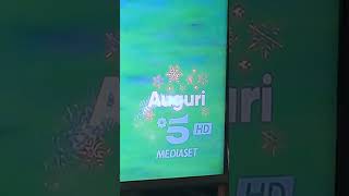 mediaset canale 5 logo auguri 20232024 [upl. by Yruoc36]