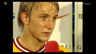 Pierwszy wywiad J Rzeźniczaka Wisła  Widzew 2004 [upl. by Bakki464]