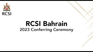 RCSI Bahrain  2023 Conferring Ceremony  Nursing [upl. by Iem]