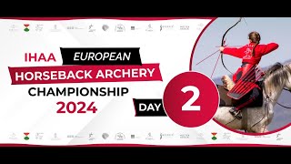 IHAA European Horseback Archery Championship  Second Day Raid 234 [upl. by Kamat717]