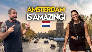 Exploring Amsterdam Vegan Eats Red Lights and Canal Sights [upl. by Tija770]