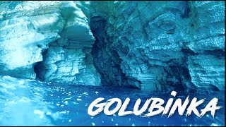 Swimming into a hidden Golubinka Cave [upl. by Armahs3]