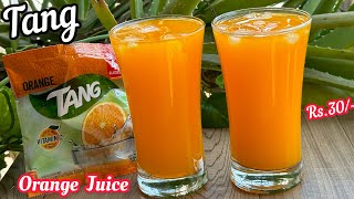 Tang Orange Juice Recipe  How to make Tang Orange Juice  Tang Instant Orange Drink Mix [upl. by Toiboid352]