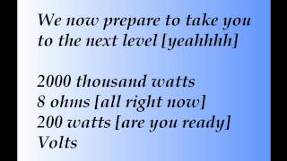 Michael Jackson  2000 Watts Lyrics HD [upl. by Adnawaj796]