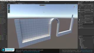 ProBuilder MiniDemo Building a wall with an arched entrance [upl. by Seton296]