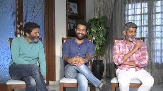 Aravinda Sametha Movie Team Funny Interview  Jr NTR  Trivikram  Jagapathi Babu  TFPC [upl. by Annatnom]