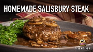 Salisbury Steak Recipe  Easy One Pan Meal [upl. by Awhsoj950]