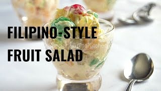 Filipino Style Fruit Salad [upl. by Bjork]