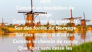 Moulins de mon coeur Frida Boccara paroles [upl. by Nannerb]