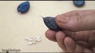 How to Turn a Bead into a Pendant  Beadaholique [upl. by Ettelliw545]