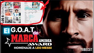 MARCA nombra a Messi como GOAT diario madridista [upl. by Salene]