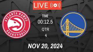 NBA LIVE Atlanta Hawks vs Golden State Warriors I November 20 2024 Warriors vs Hawks 2K Live [upl. by Rauch16]