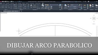 Dibujar Arco Parabólico Para Estructuras Metálicas [upl. by Lenahc33]