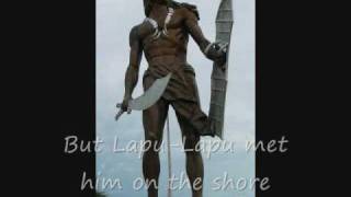 Philippines History Yoyoy Villame  Magellan Lyrics [upl. by Dnomde946]