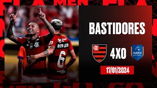 Bastidores  Flamengo 4x0 Audax [upl. by Ycats]