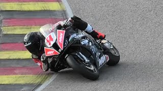 IDM am Sachsenring 2024 Pro Superstock 1000 Cup Rennen1 02 [upl. by Eelyab734]