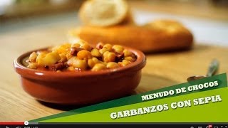 Garbanzos con Sepia  Menudo de Chocos [upl. by Neetsyrk]