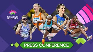 Livestream  World Athletics Indoor Championships Glasgow 24 Press Conference [upl. by Arabrab]