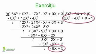 Cum se impart polinoameleAlgebra cls a 12a [upl. by Sseb107]