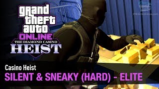 GTA Online Casino Heist quotSilent amp Sneakyquot 2Players Elite amp Undetected in Hard Mode [upl. by Daugherty688]