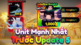 UNIT META MẠNH NHẤT TRƯỚC UPDATE 5 ANIME DEFENDER [upl. by Reave255]