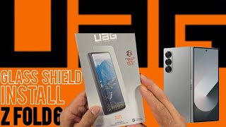 UAG Tempered Glass Shield Install for Samsung Galaxy Z Fold 6 [upl. by Rosana]