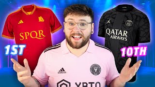 THE TOP 10 FOOTBALL KITS OF 2023 [upl. by Chasse]