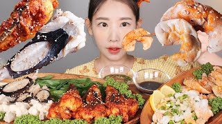 아 귀한 것💛 아귀간 아귀꼬리 먹방 Monkfish Liver amp Steamed monkfish eating showmukbang korean food [upl. by Ellerihs]