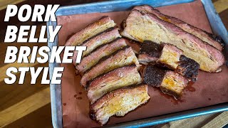 I Smoked A Pork Belly Like A Brisket Here’s What Happened  Ash Kickin BBQ [upl. by Lombardy]