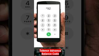 Telenor Advance Balance Code 2024  How to get Loan on Telenor Sim [upl. by Enilram]