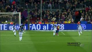 Lionel Messi Goal vs Malaga HD [upl. by Griffis]