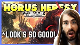 MoistCr1tical Reacts to Warhammer The Horus Heresy Cinematic Trailer  Penguinz0 Reacts moisty [upl. by Carlynn570]