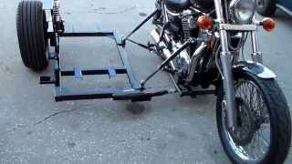 Suzuki Intruder 1400 with sidecar frame Part 2 [upl. by Oicnedurp]