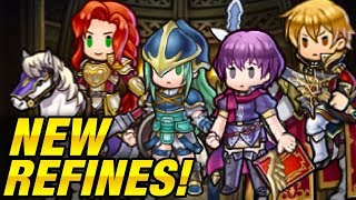 Weapon Refinery amp Update News  Nephenee Titania Katarina amp Eldigan Refine  Fire Emblem Heroes [upl. by Theodor222]