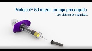 Metoject 50 mgml jeringa precargada con sistema de seguridad [upl. by Suvart]