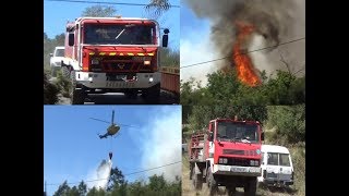 110817 Incendio Forestal  Pontevedra Galicia [upl. by Estele]