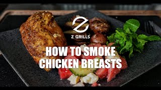 How to Smoke Chicken Breast on a Pellet Smoker｜Z Grills [upl. by Jaworski]