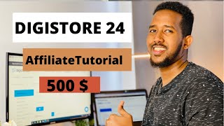 100  DIGISTORE 24  AFFILIATE TUTORIAL  SIDEE LOOGA SHAQEYSTAA WEBSITE KAN [upl. by Oballa]